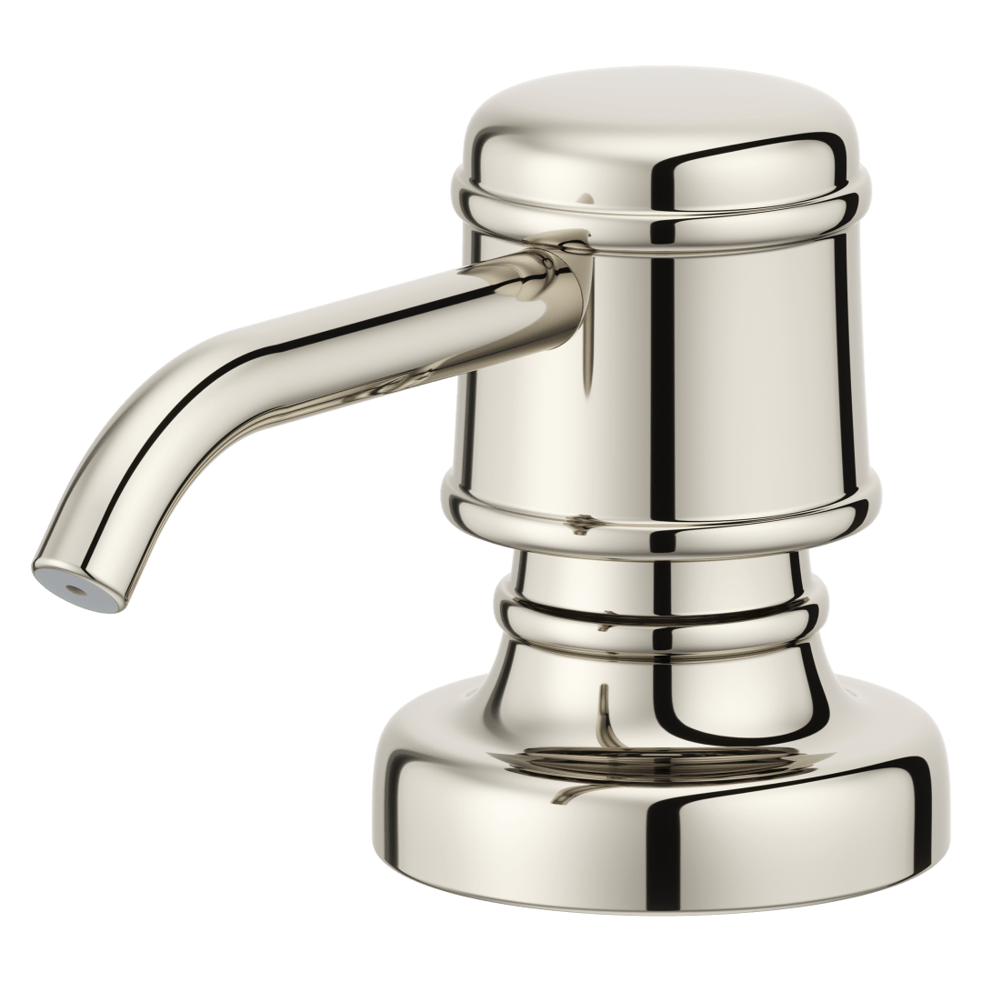 Port Haven Kitchen Soap Dispenser in Polished Nickel