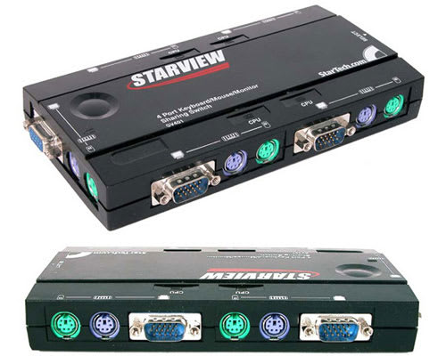 4 Port PS/2 StarView KVM Switch