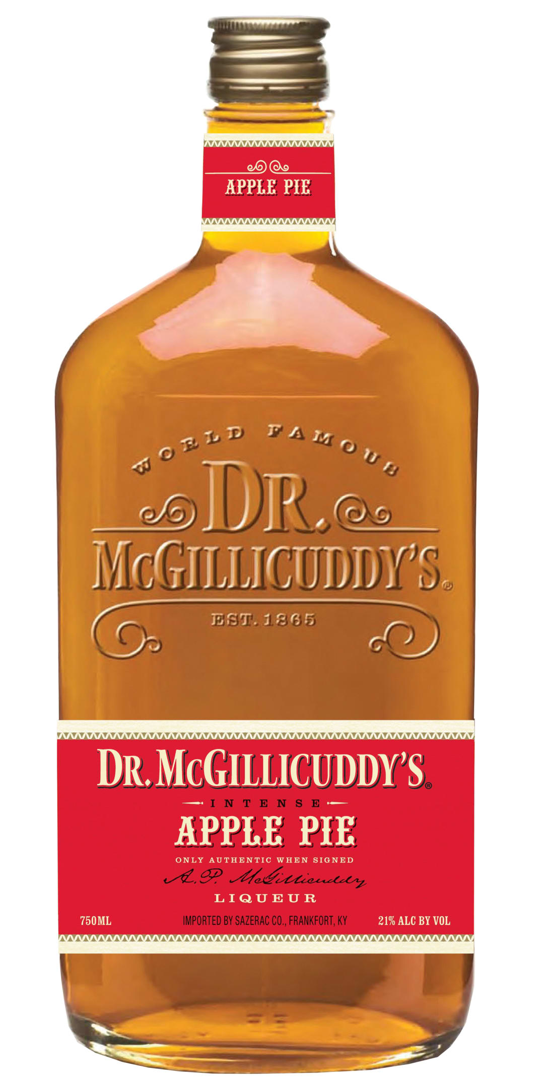 Dr. McGillicuddy's Apple Pie Liqueur 750ml 42 Proof