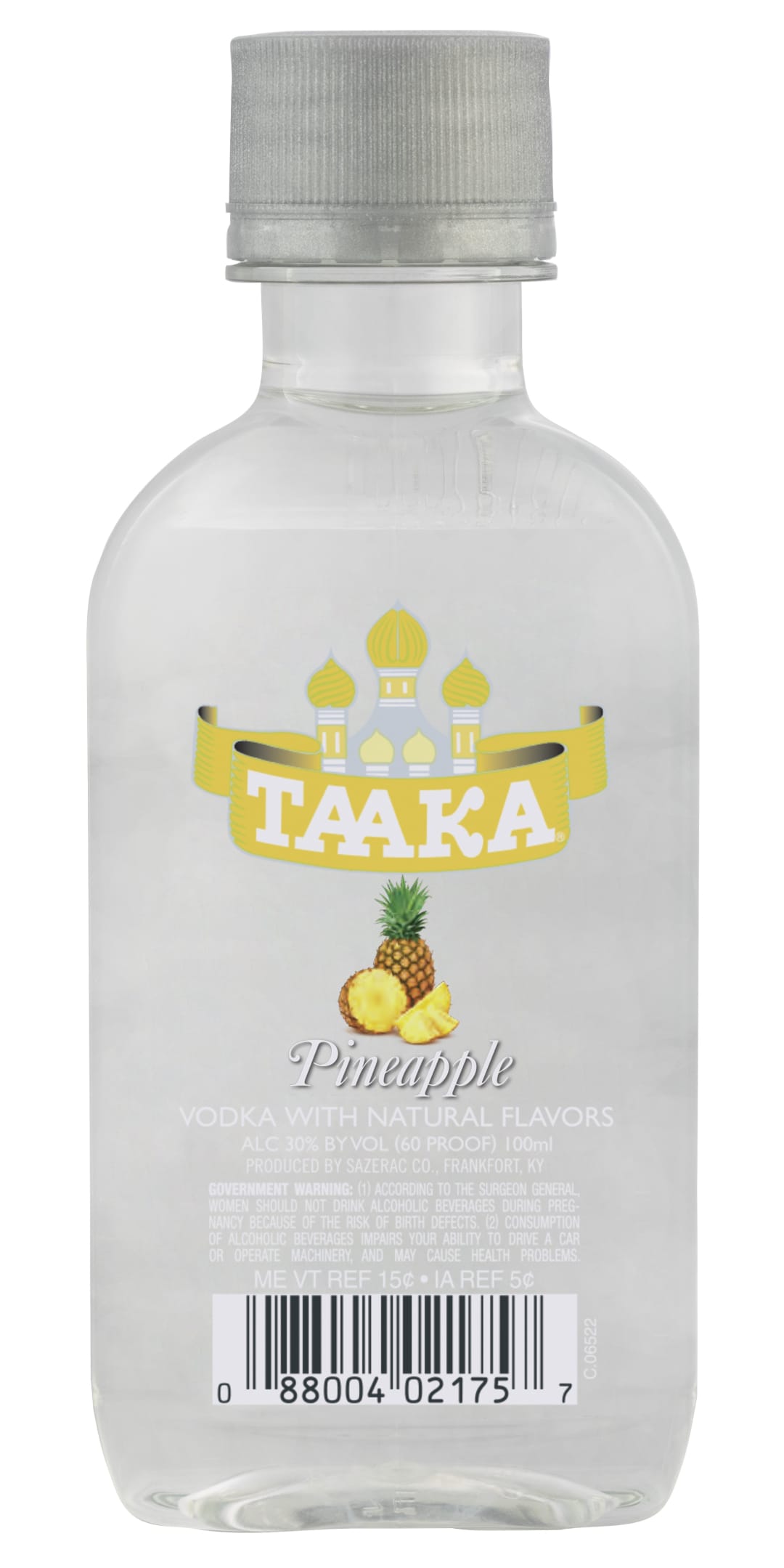 Taaka Pineapple Vodka 100ml 60 Proof