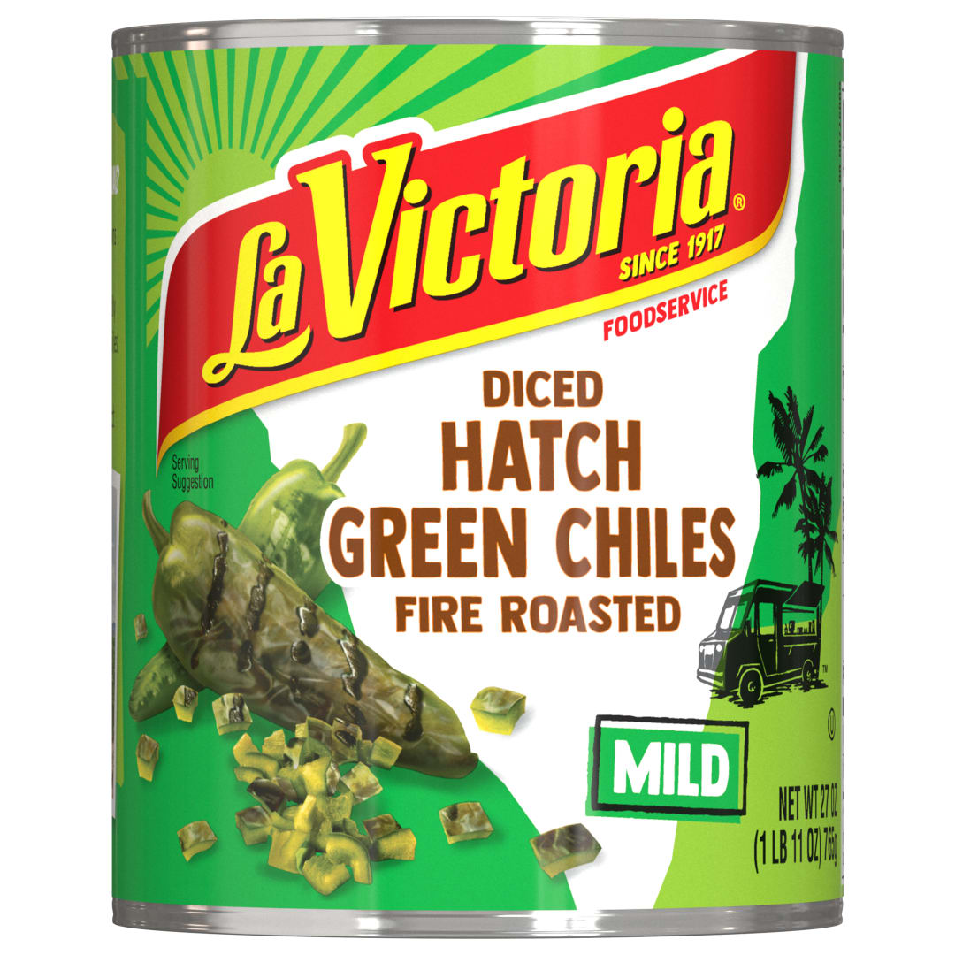 LA VICTORIA Fire-Roasted Diced Hatch Green Chiles Mild