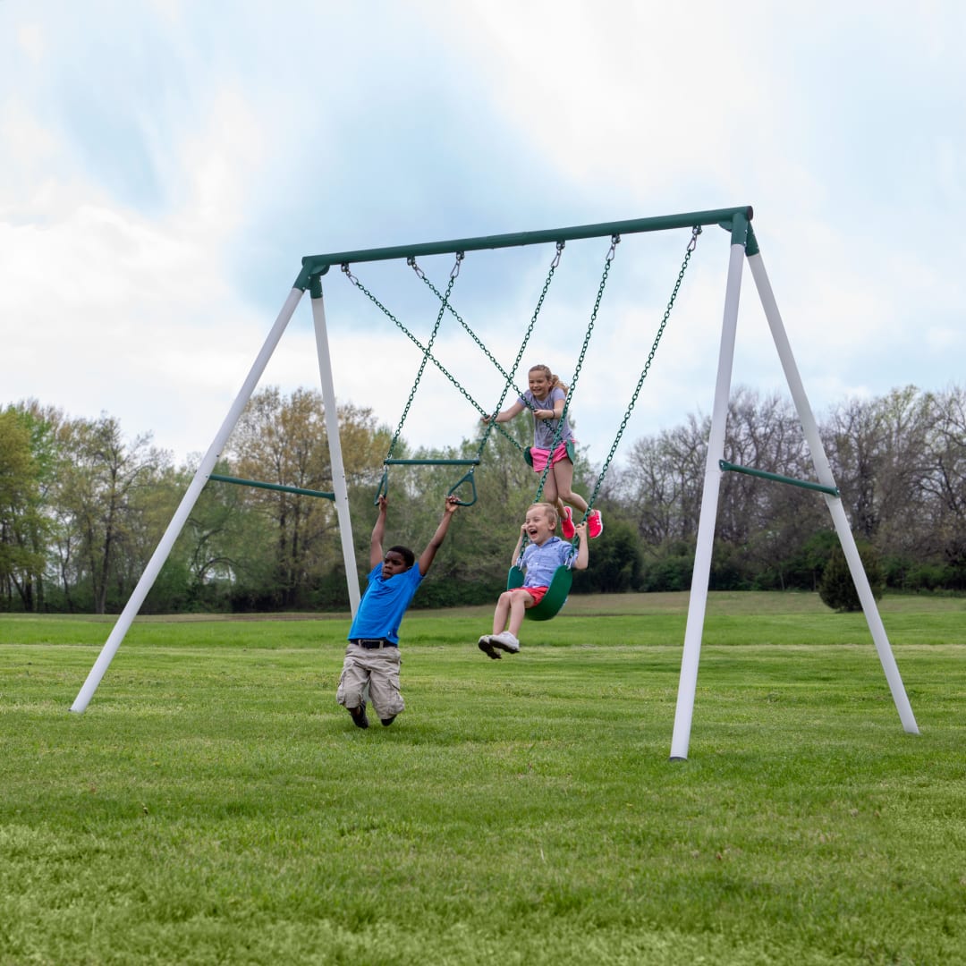 Brutus Big Heavy-Duty Metal A-Frame Swing Set