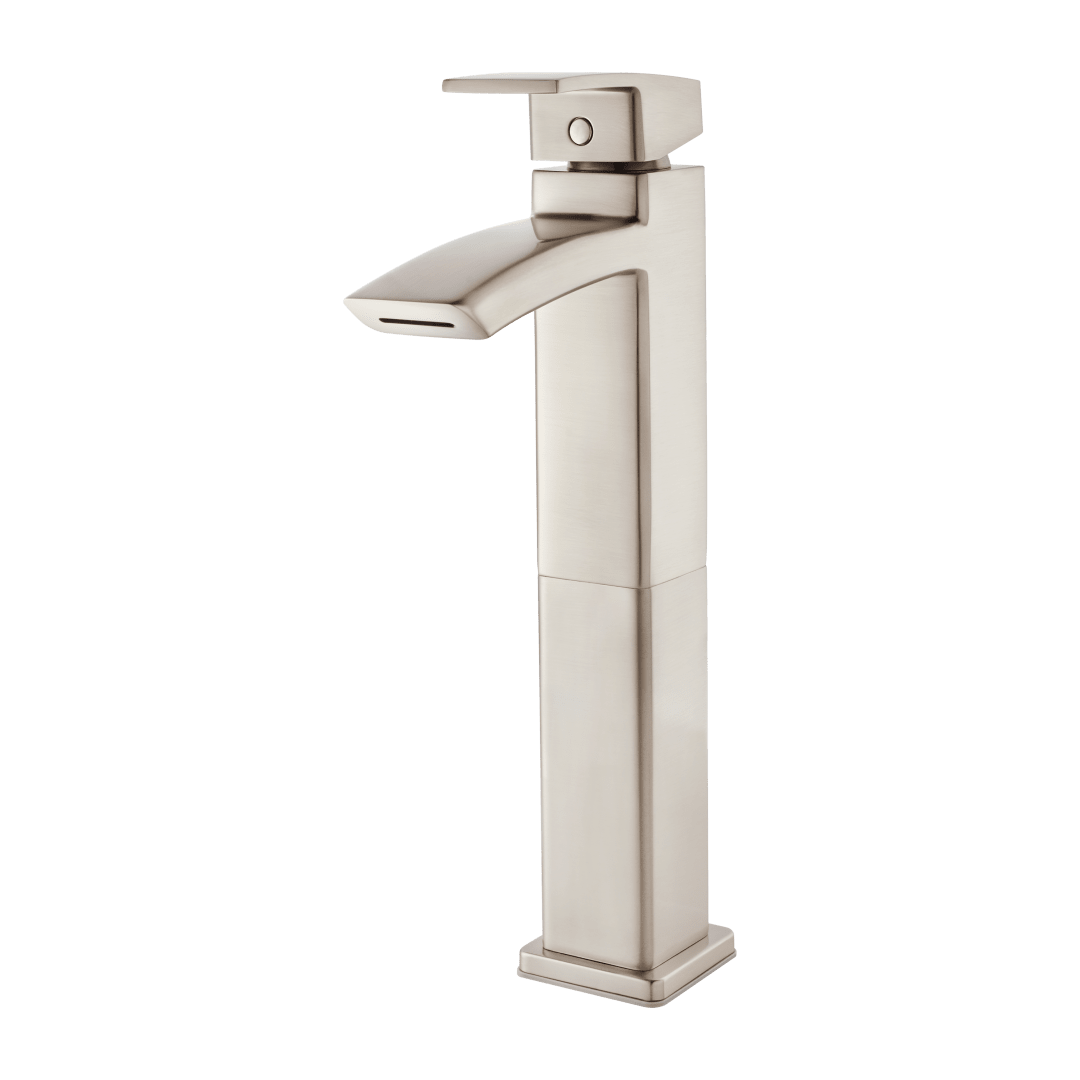 Kenzo Single Control Vessel Bathroom Faucet in Brushed Nickel