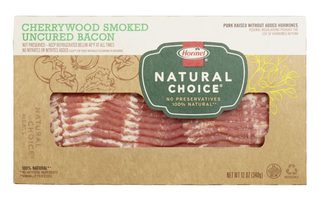 HORMEL NATURAL CHOICE Cherrywood Smoked Uncured Bacon