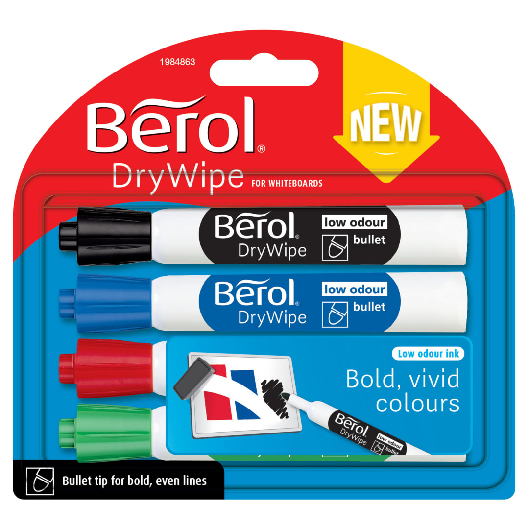 BEROL DRYWIPE MKR BUL.STD BL4