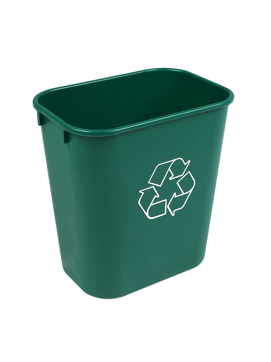 RECYCLING & WASTE BASKET - Body - 14 Q - Mobius Loop - Dark Green