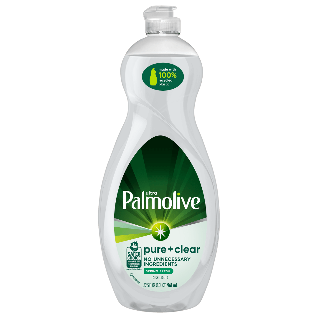 Palmolive Ultra Pure + Clear Liquid Dish Soap, Spring Fresh Scent - 32.5 Fluid Ounce
