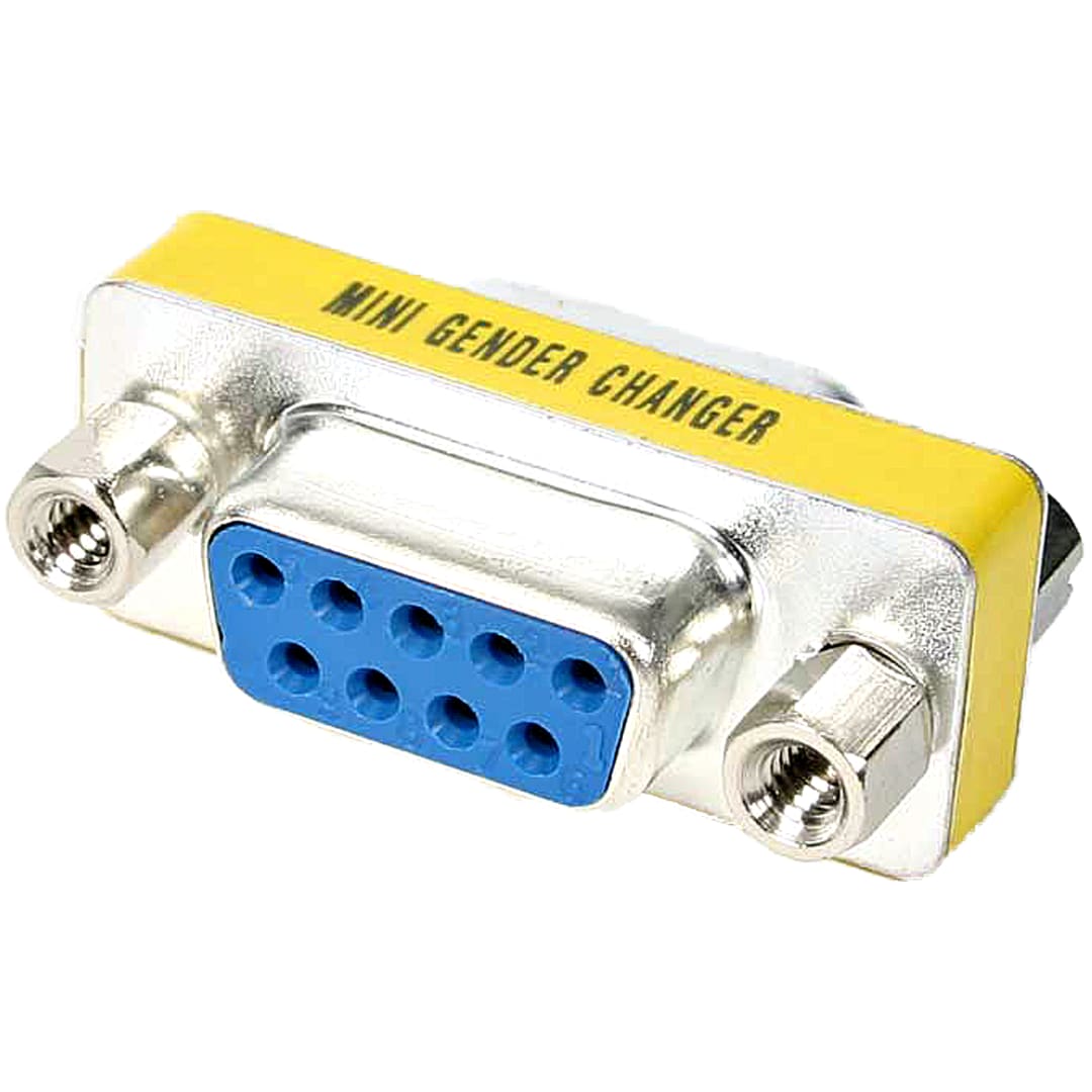 Slimline Gender Changer DB9F to DB9F