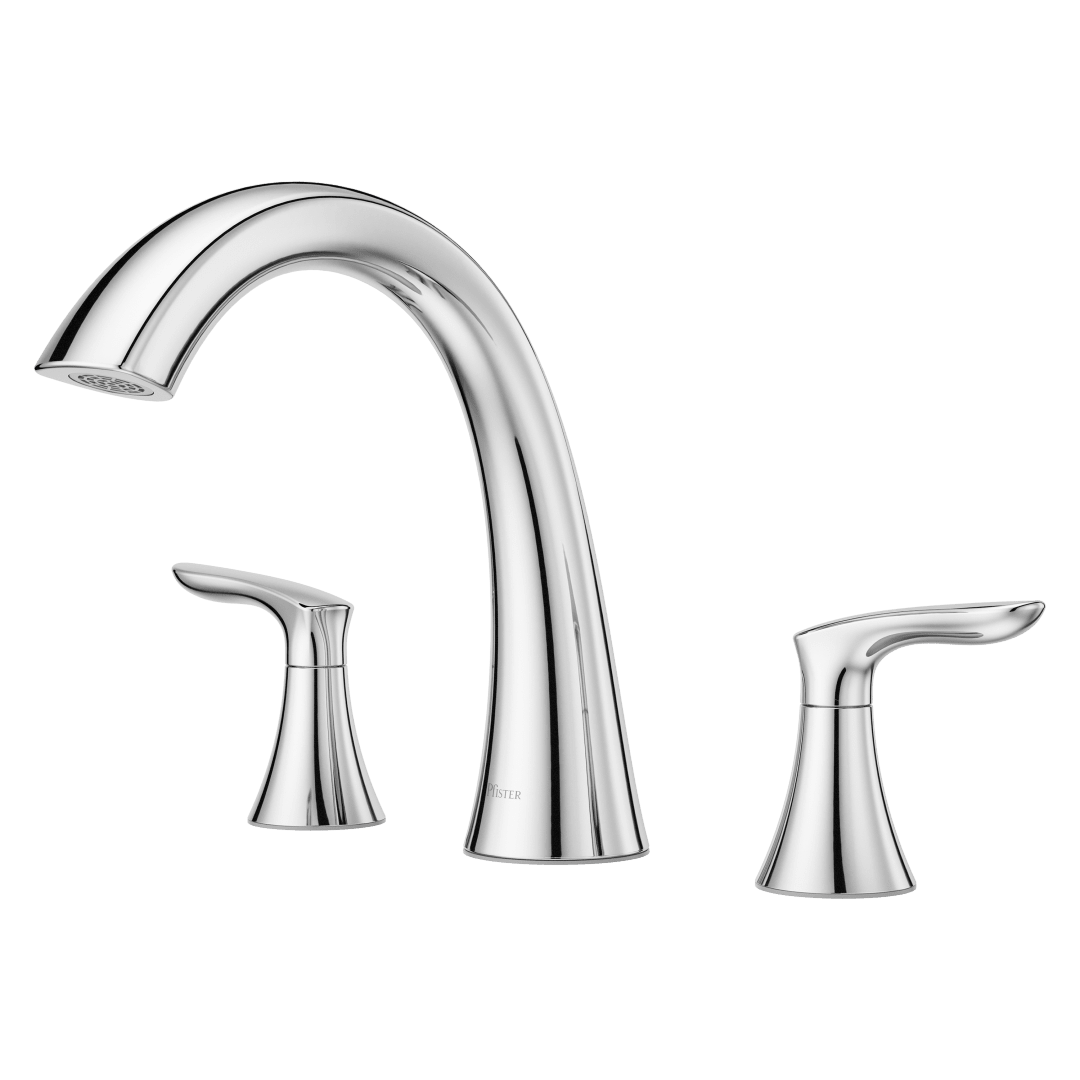 Weller 2-Handle Roman Tub Trim in Polished Chrome