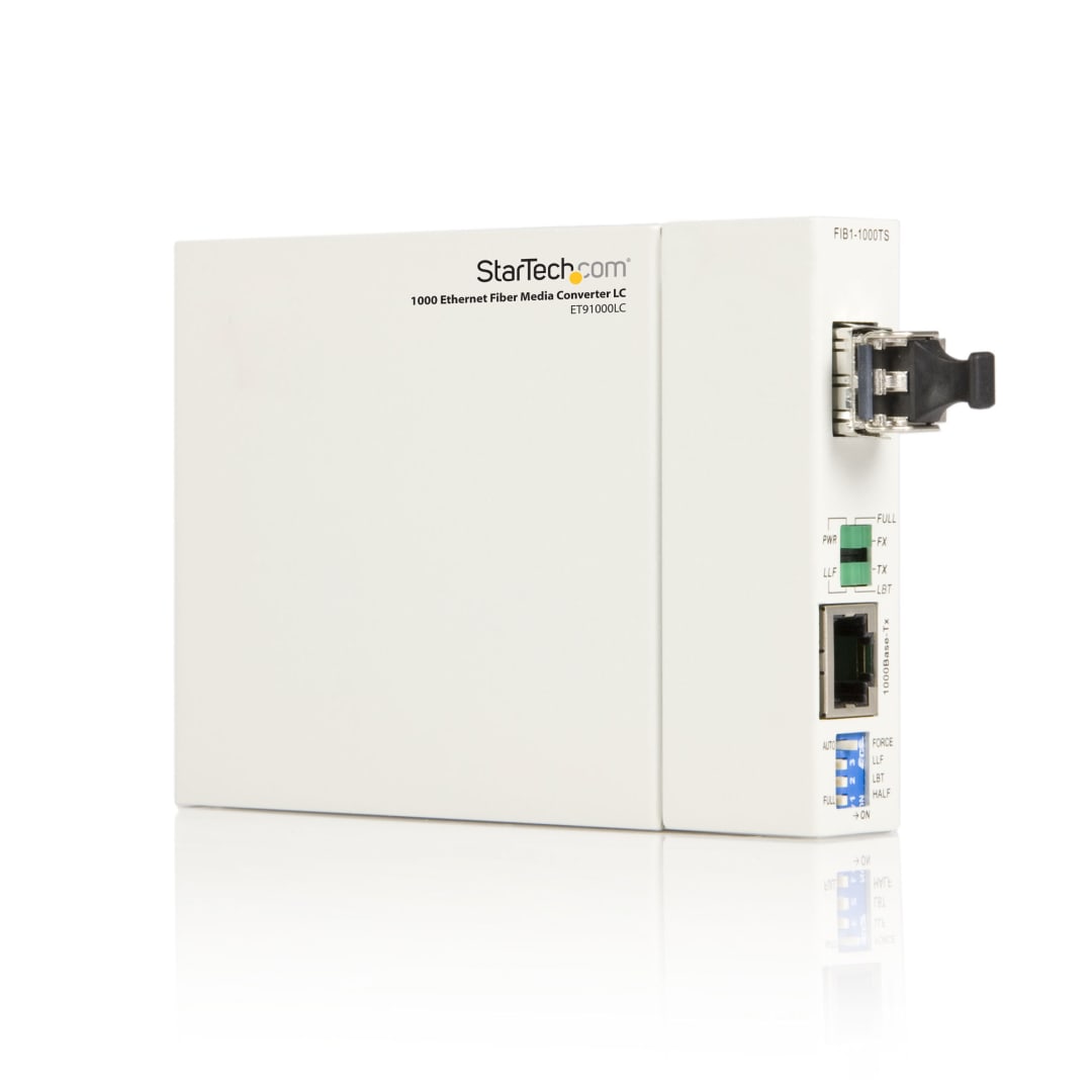 1000 MM Fiber Optic Ethernet Media Converter LC