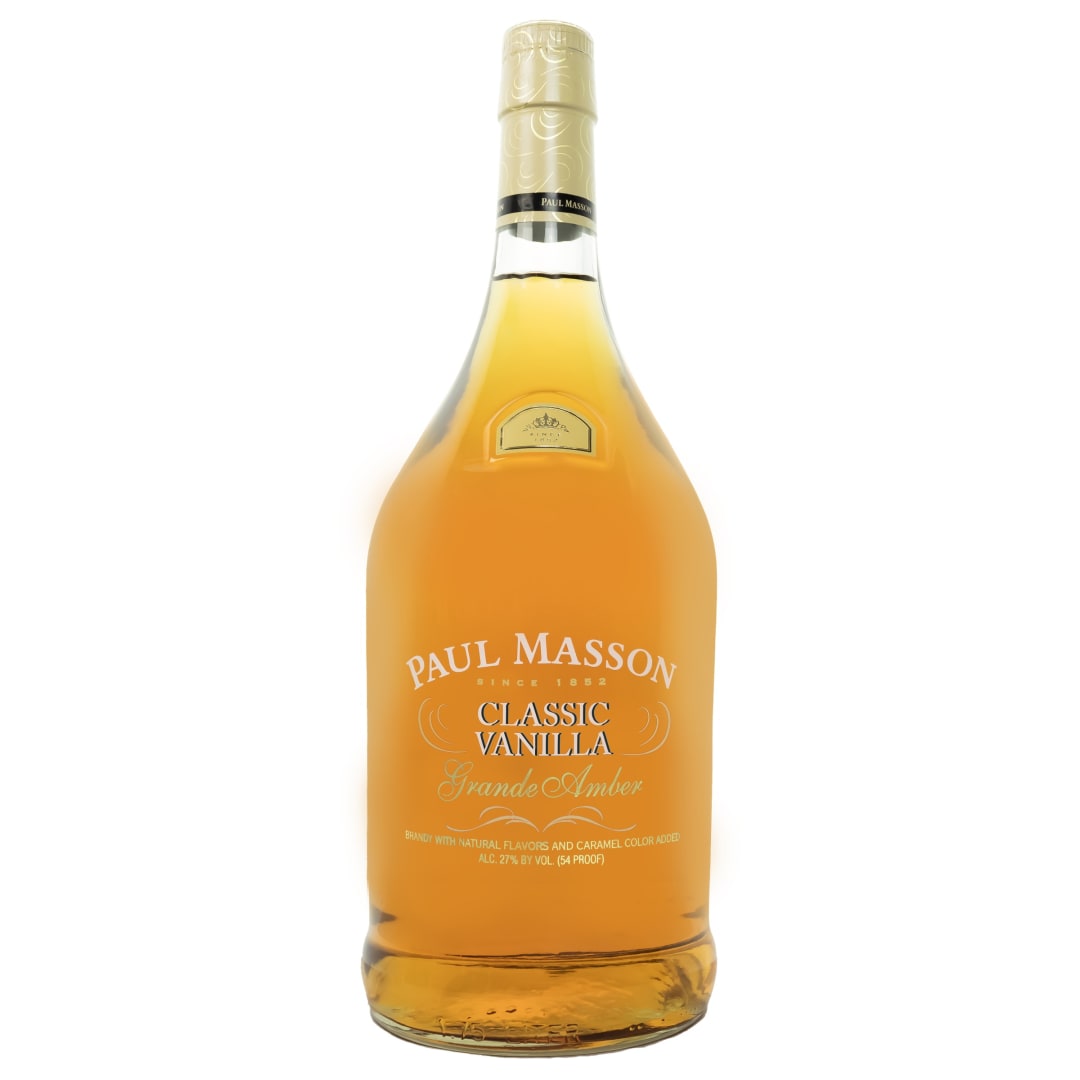 Paul Masson Grande Amber Vanilla Brandy 1.75l 54 Proof