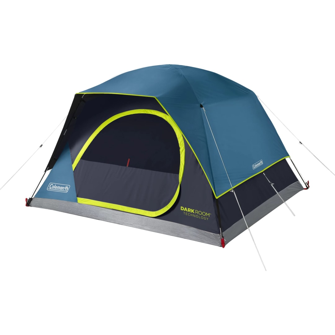Coleman® Skydome™ Dark Room 4-Person Camping Tent, Blue