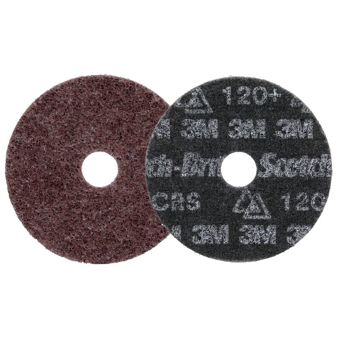 Scotch-Brite™ Hassas Ağır Hizmet Tipi Yüzey Hazırlama Diski, HD-DH, Coarse 120+, 114.3 mm x 22.23 mm, 50 ea/Case