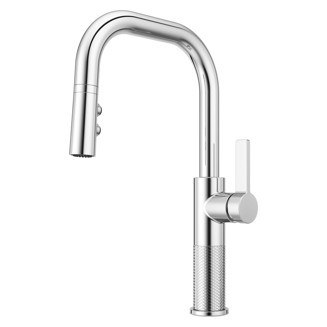 Montay 1-Handle Pull-Down Kitchen Faucet in Polished Chrome
