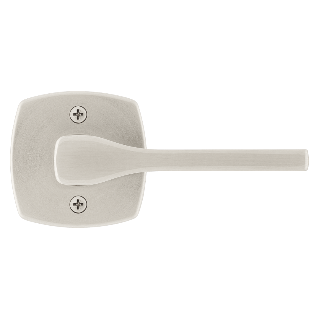 Prague Dummy Lever in Satin Nickel