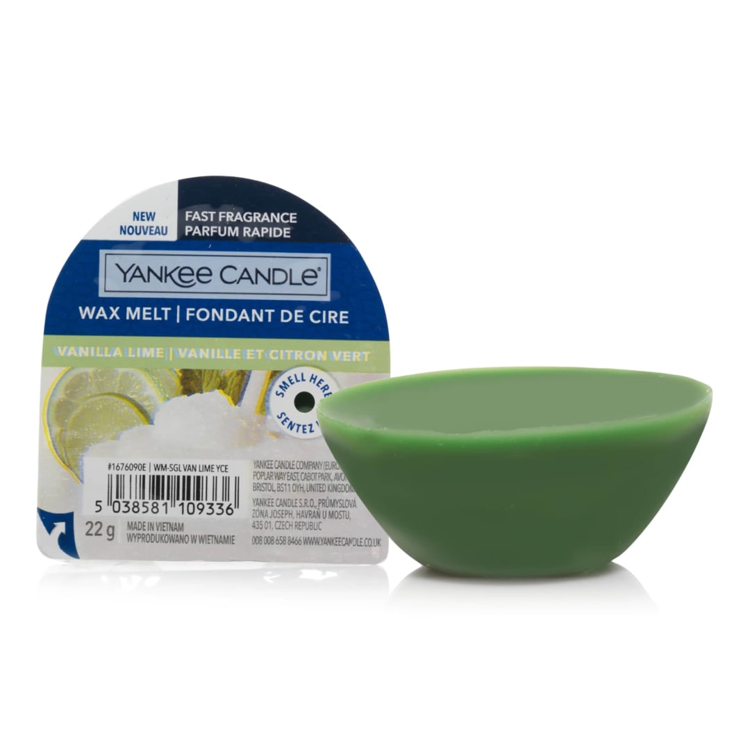 Yankee Candle® Wax Melts | Vanilla Lime | Up to 8 Hours of Fragrance | 1 Count