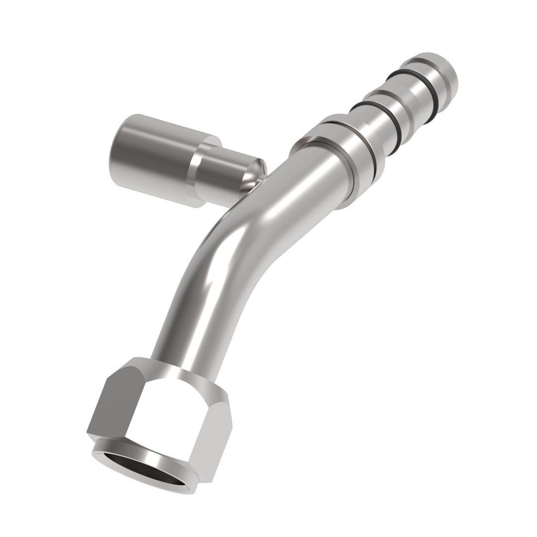 Aeroquip Female O-Ring 45° Short Pilot R134a L/s 270°