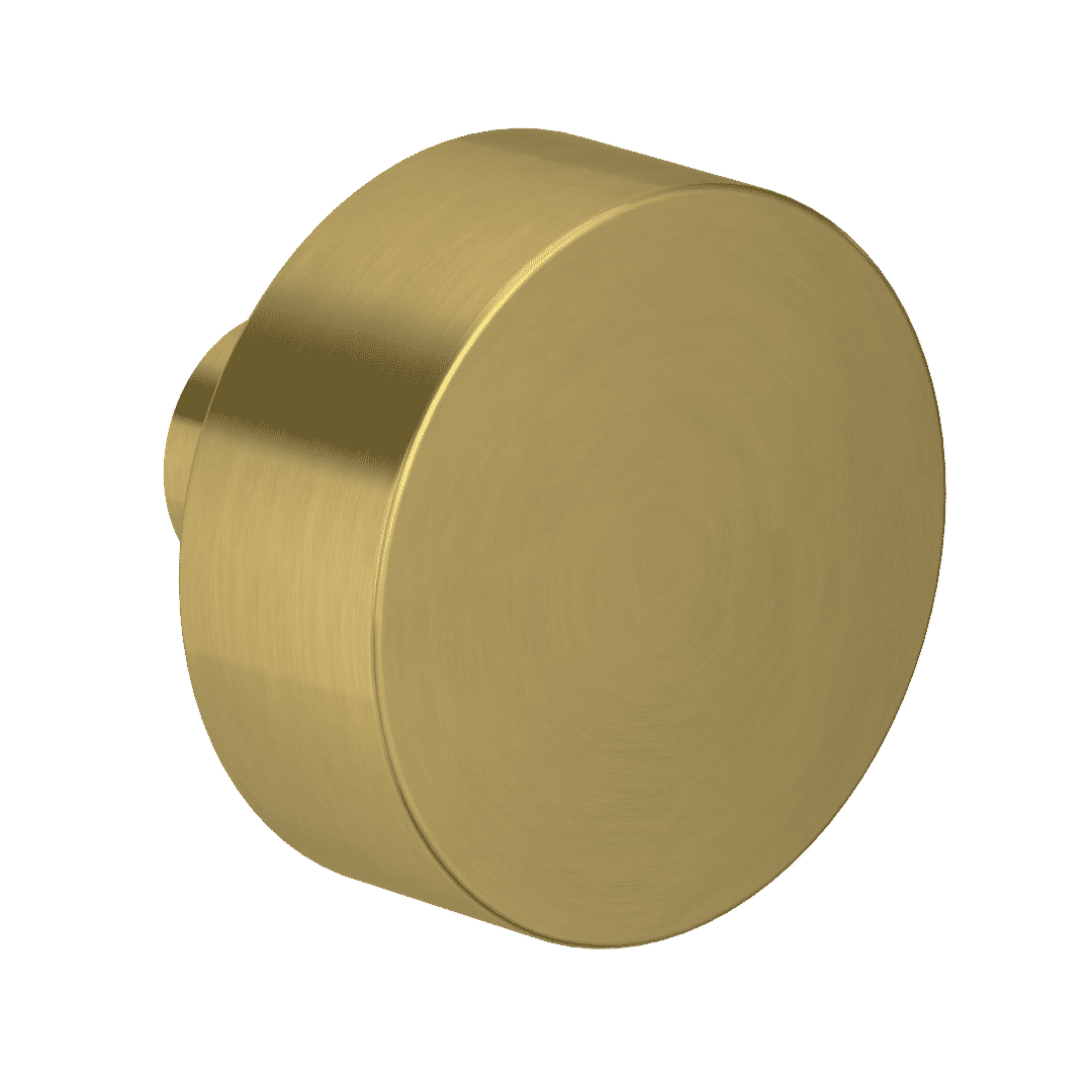 4405 Contemporary Knob, 1.5", In Heirloom Brass