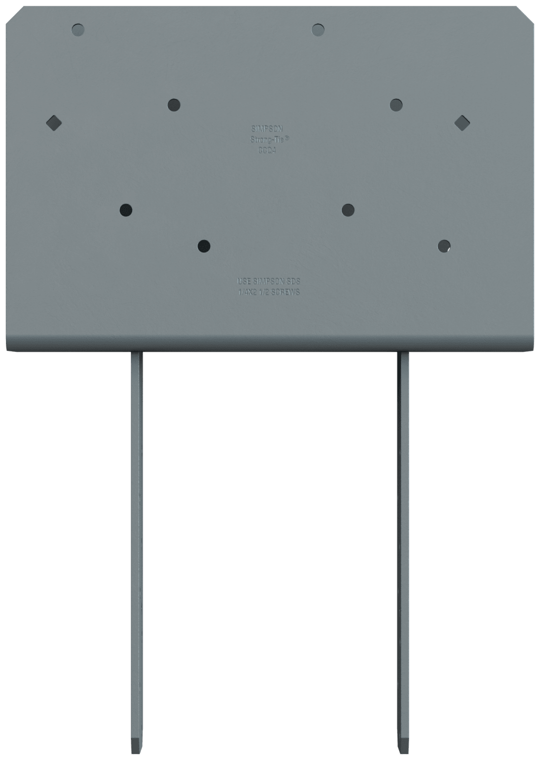 Simpson Strong-Tie CCQ48SDS2.5 CCQ™ Column Cap for 4x Beam, 8x Post with Strong-Drive® SDS Screws