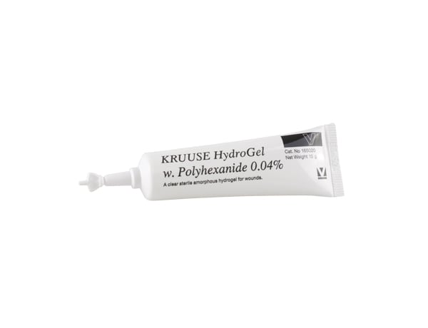 KRUUSE HydroGel Polyhexanide 0.04% Wound Gel, 15g, Sterile