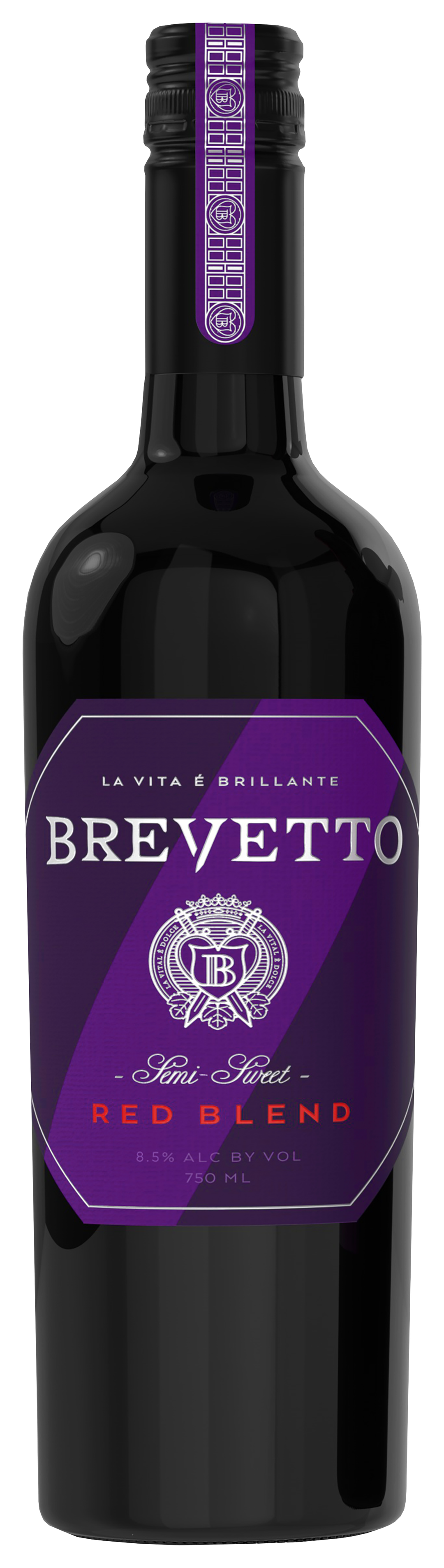Brevetto Semi-Sweet Red Blend Wine 750ml