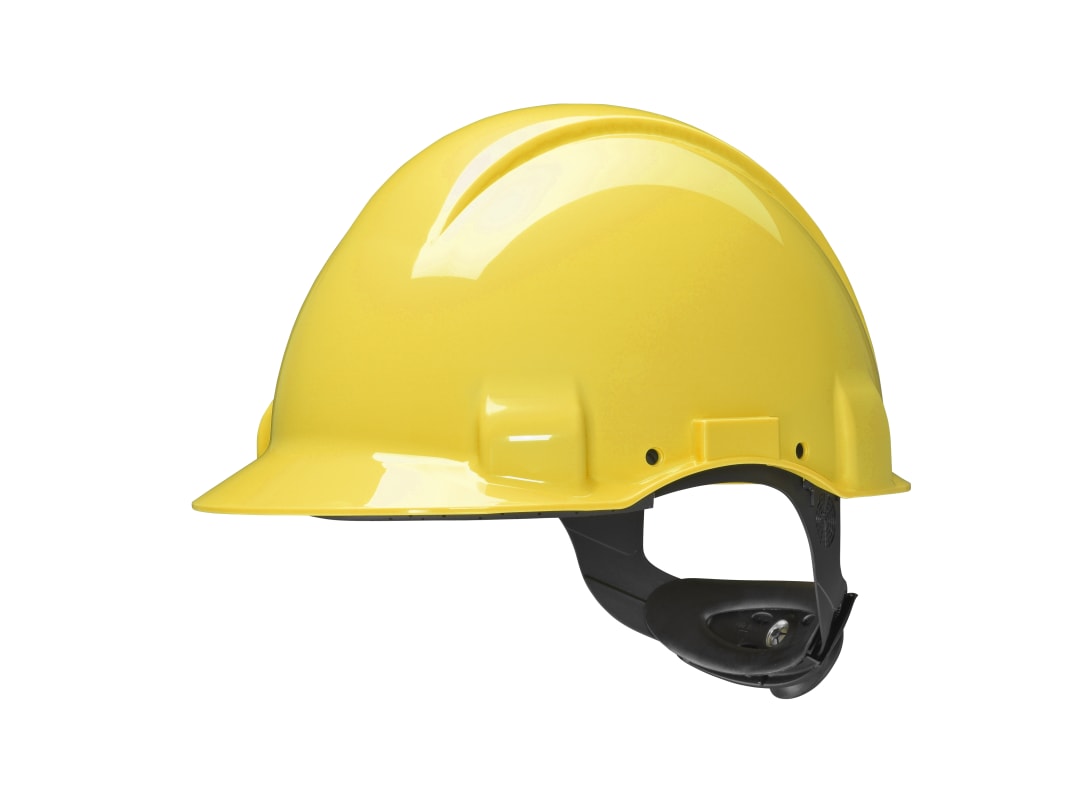 3M™ Sert Başlık, Uvicator, Mandallı, Havalandırmasız, Dielektrik 440 V, Plastik Ter Bantlı, Sarı, G3001NUV-GU