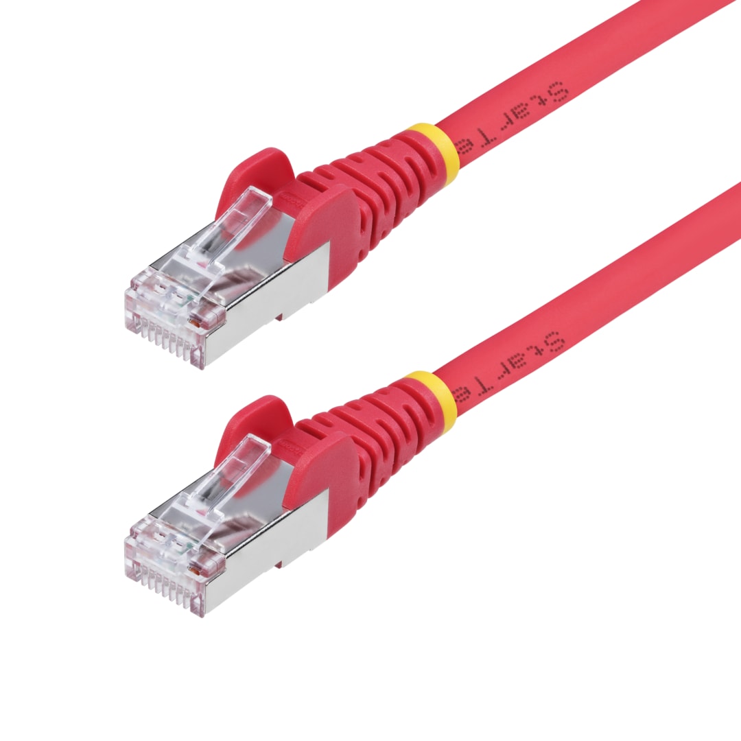 5ft Red CAT6A S FTP Snagless Patch cable LSZH
