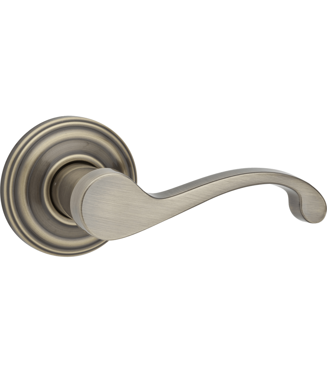 Commonwealth Right-Handed Half-Dummy Lever in Antique Brass