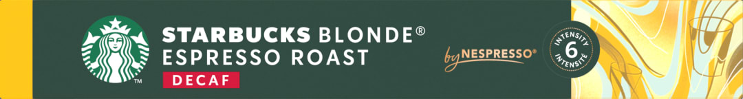 STARBUCKS Blonde Espresso Roast Decaf by NESPRESSO 10 Kapseln 55g