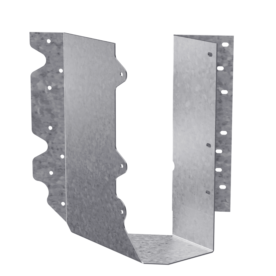 Simpson Strong-Tie SUR210-2 SUR Galvanized Joist Hanger for Double 2x10, Skewed Right
