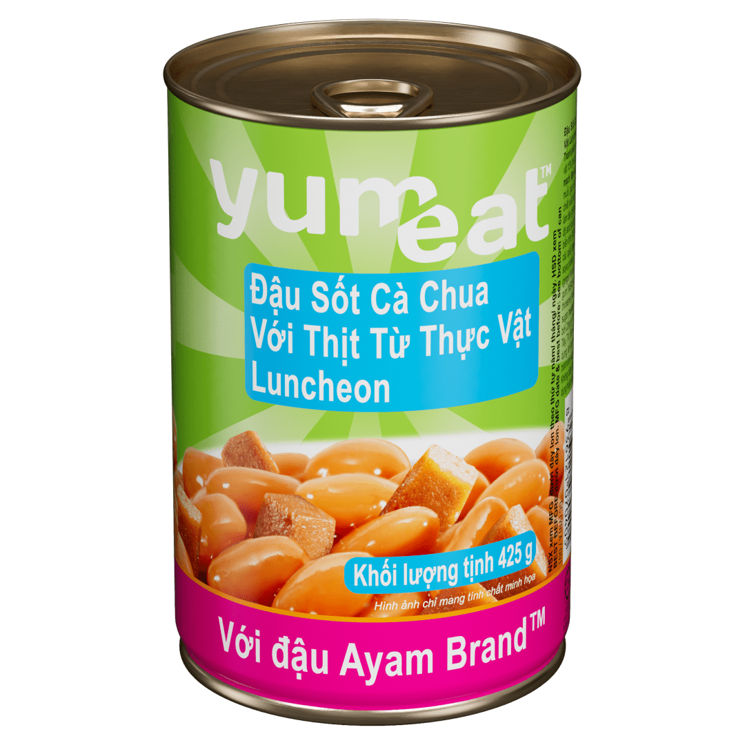 Baked Beans with Plant Based Luncheon Meat 24x425g