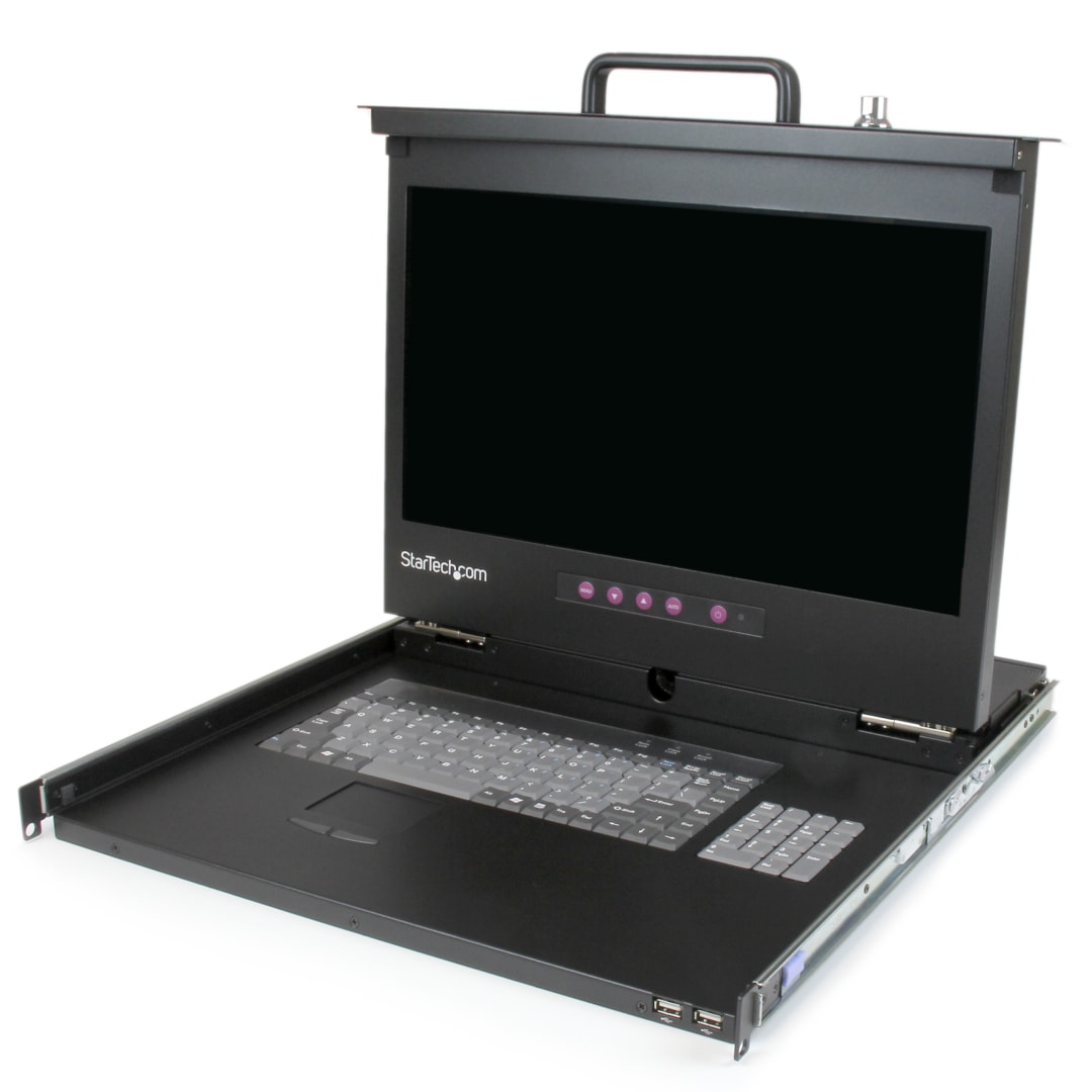 17in. LCD Rack Console 1920x1080 DVI USB