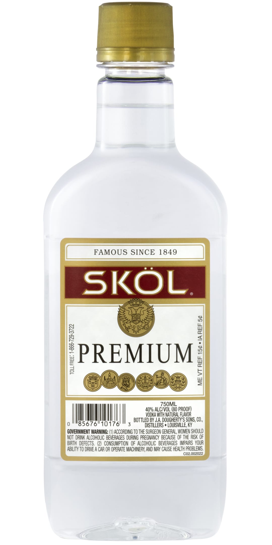 Skol Vodka 750ml 80 Proof
