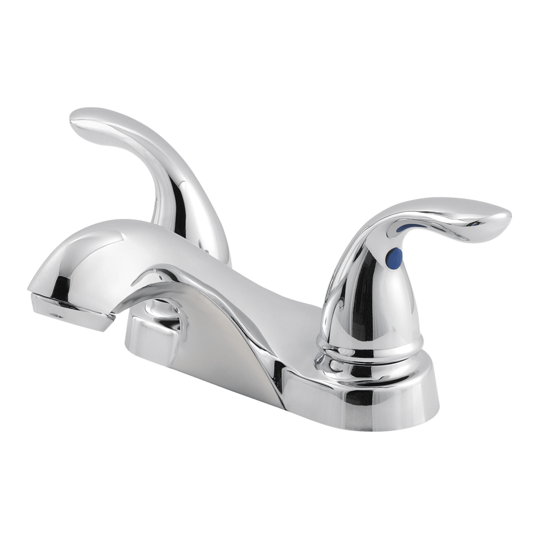Pfirst Series 2-Handle 4" Centerset Bathroom Faucet in Polished Chrome