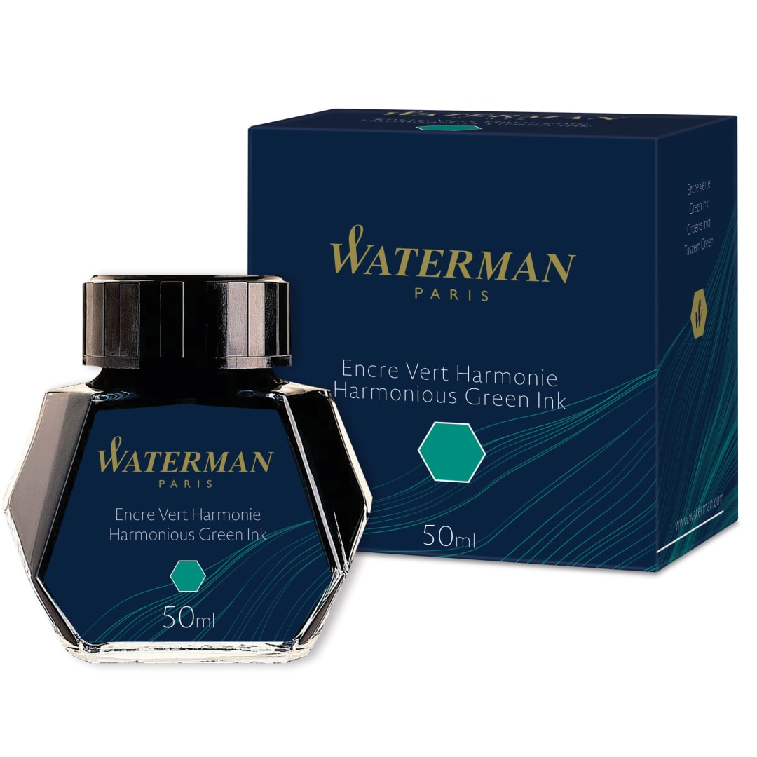 Waterman Fountain Pen Harmonious Green Ink | Bottle | 50ml