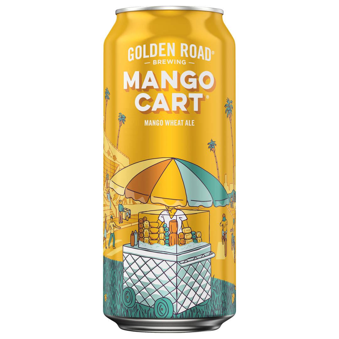 Golden Road Mango Cart 6x16 oz Hi-Cone CAN 4ABV - Plain Aluminum