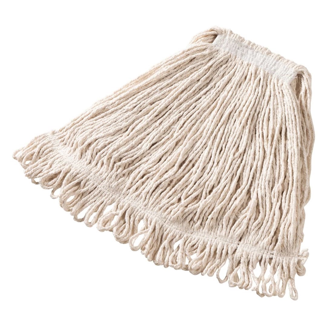 20 OZ Super Stitch® Cotton Wet Mop, 1" Headband, White