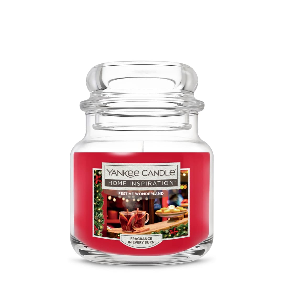 Yankee Candle Home Inspiration Festive Wonderland Medium Jar Candle
