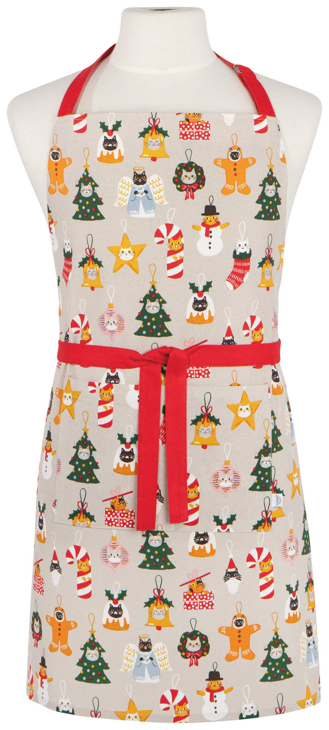 Bauble Cats Christmas Apron