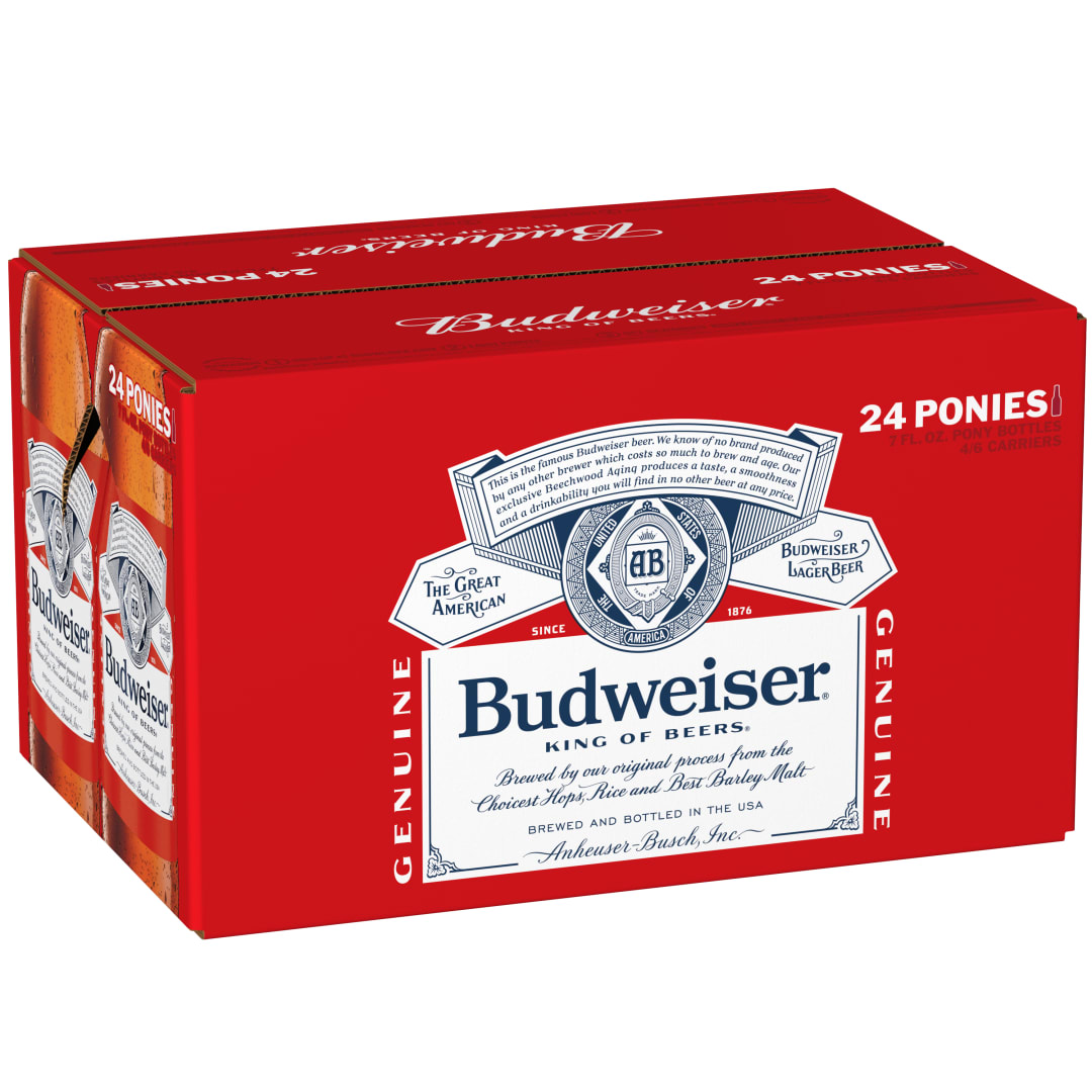 Budweiser® Beer, 24 Pack 7 fl. oz. Bottles