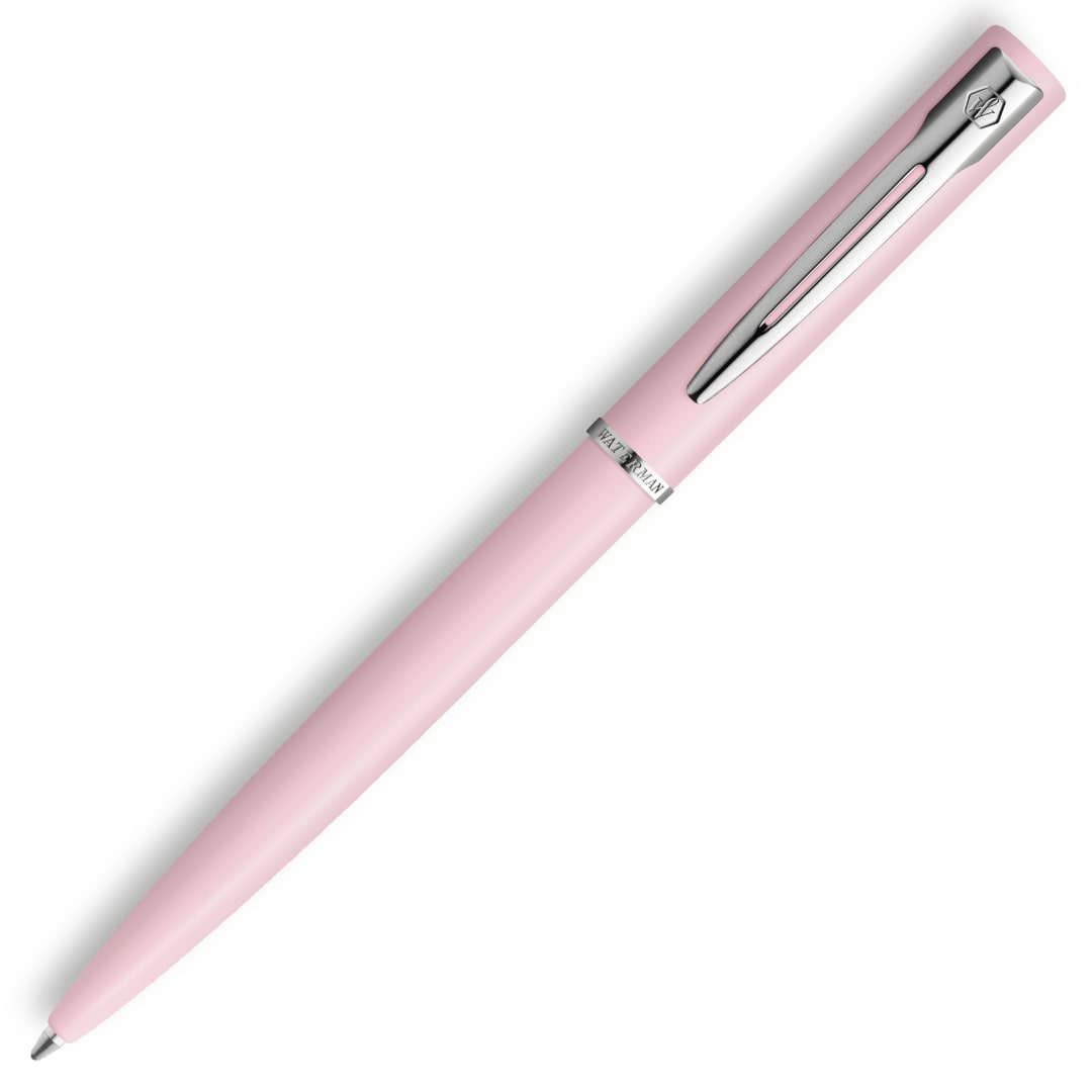 Waterman Allure Ballpoint Pen, Pastel Pink, Medium nib, Blue Ink, Gift Box