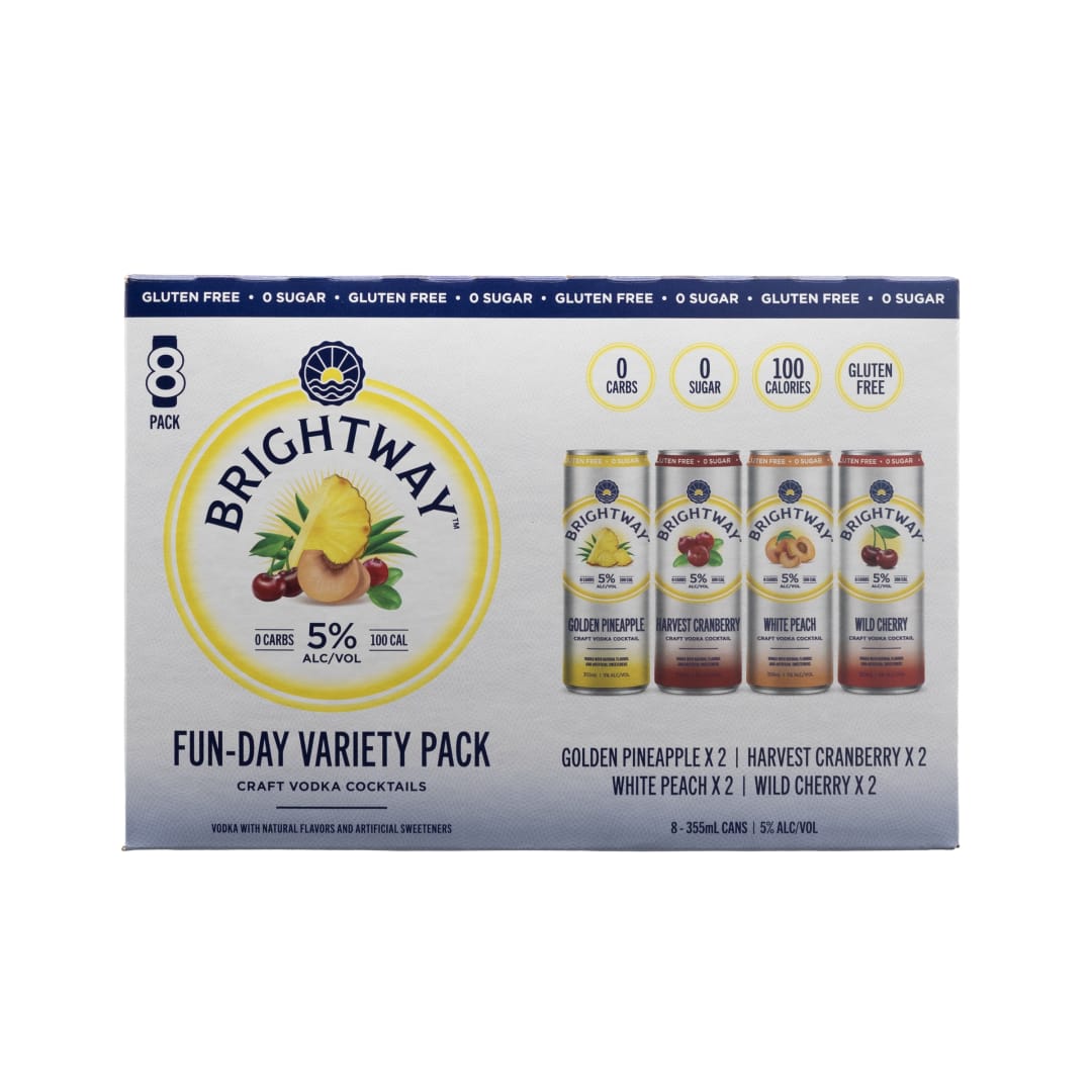 Brightway Variety Cocktails 8 Pack 12fl oz 10 Proof