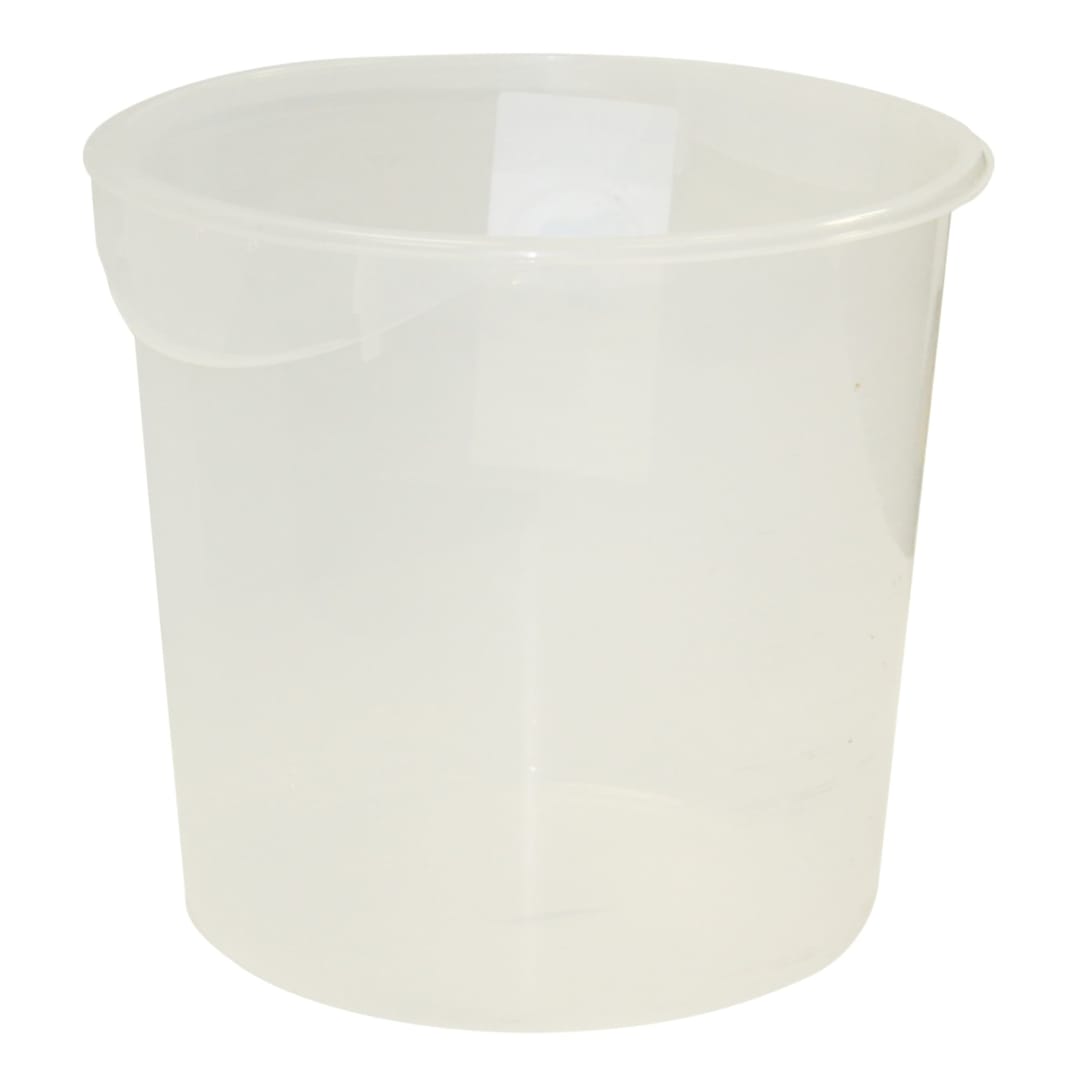 Round Storage Container 18 QT Clear