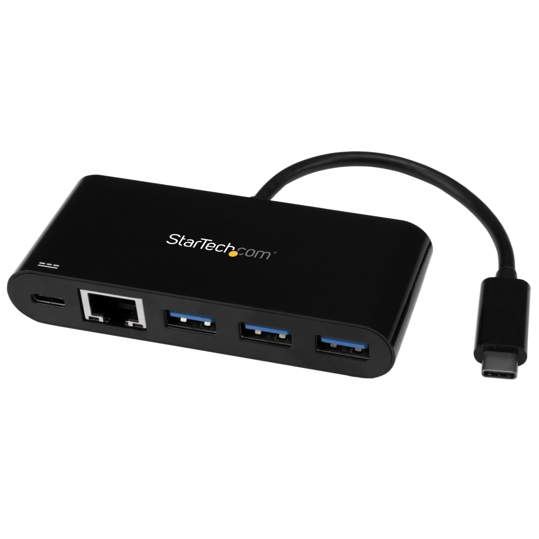 3 Port USB C Hub GbE PD 2 0 C to A USB 3 0