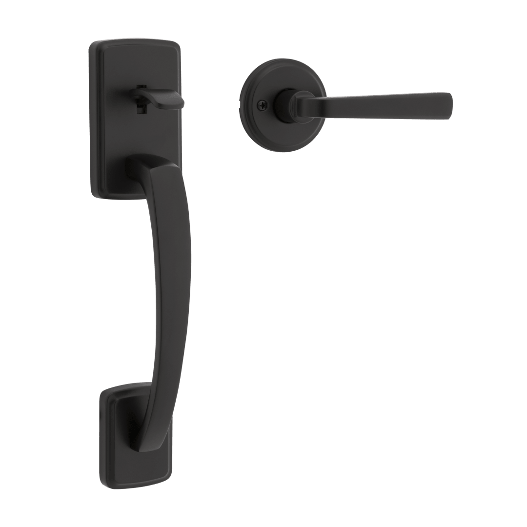 Brentford Handle Only w/ Trafford Lever in Matte Black