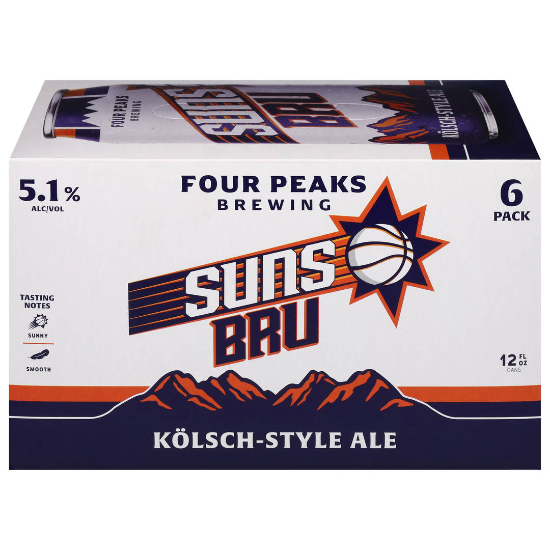 Four Peaks Brewing Kolsch-Style Ale Suns Bru Beer 6 - 12 fl oz Cans