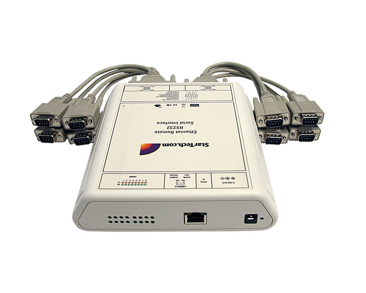 8 Port RS232 Serial over IP Ethernet Device Server