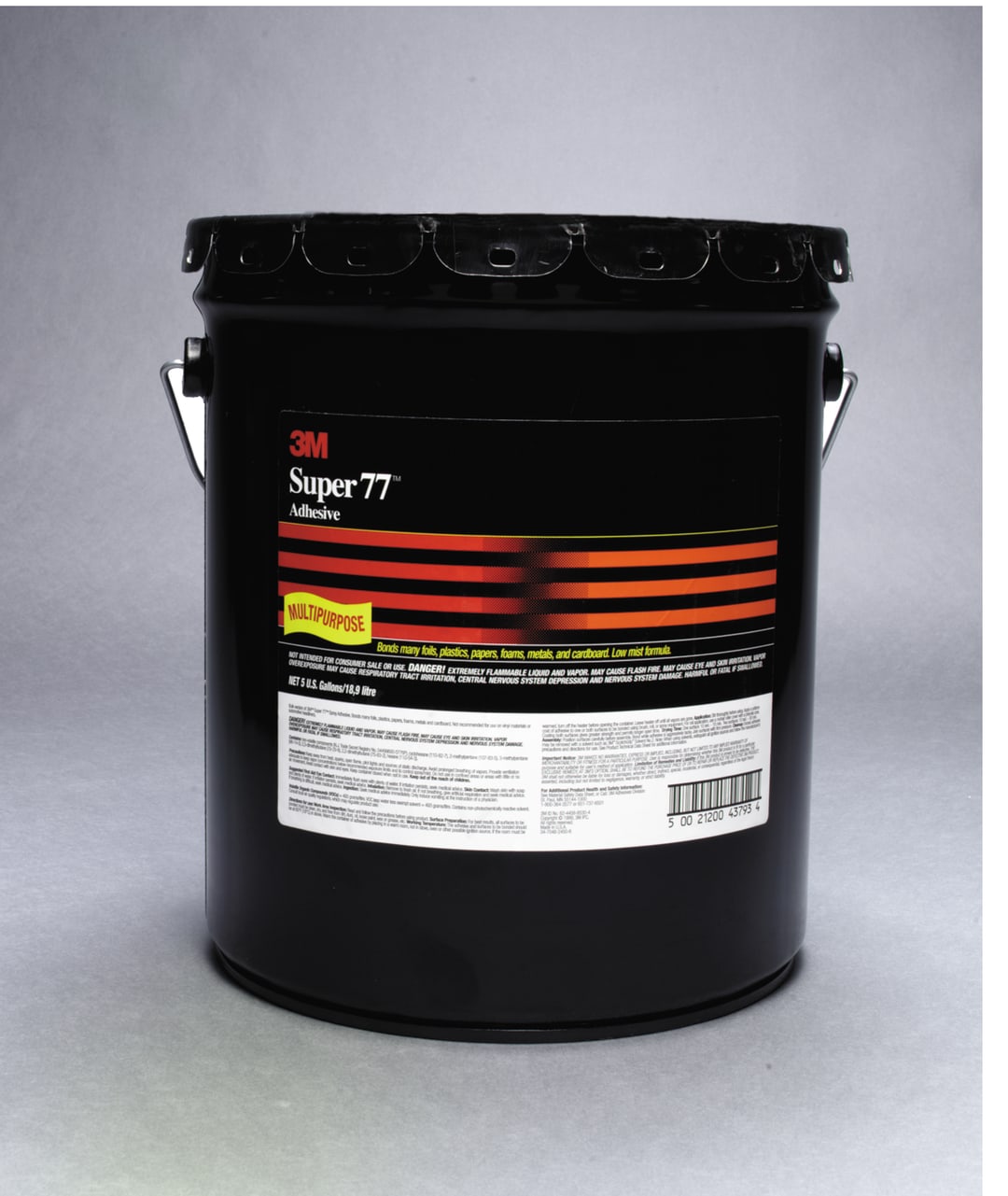 3M™ Super 77™ Silindir Çok Amaçlı Sprey Yapıştırıcı, Bej, 20 L Canister