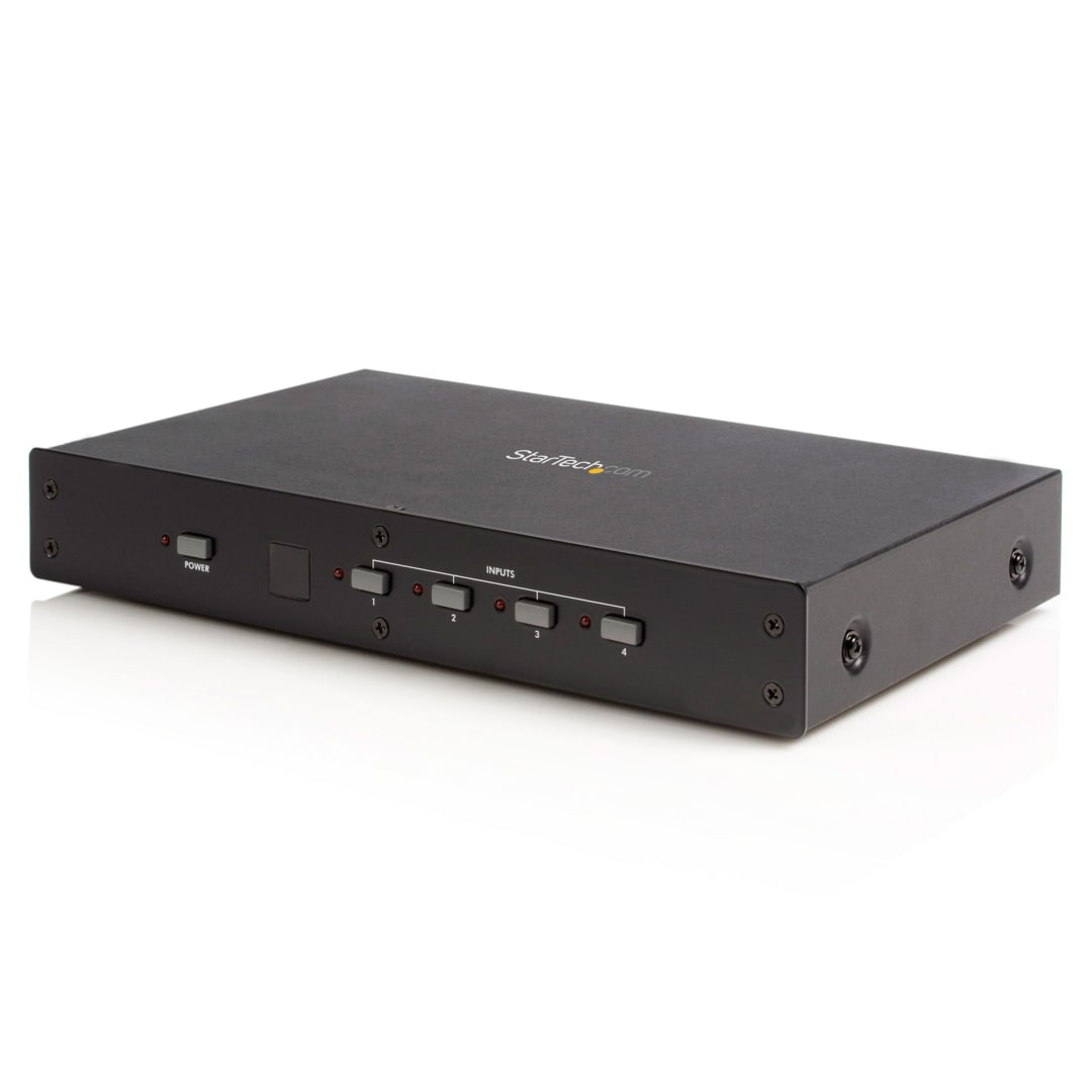 4 Port Component A/V Switcher w. RS-232