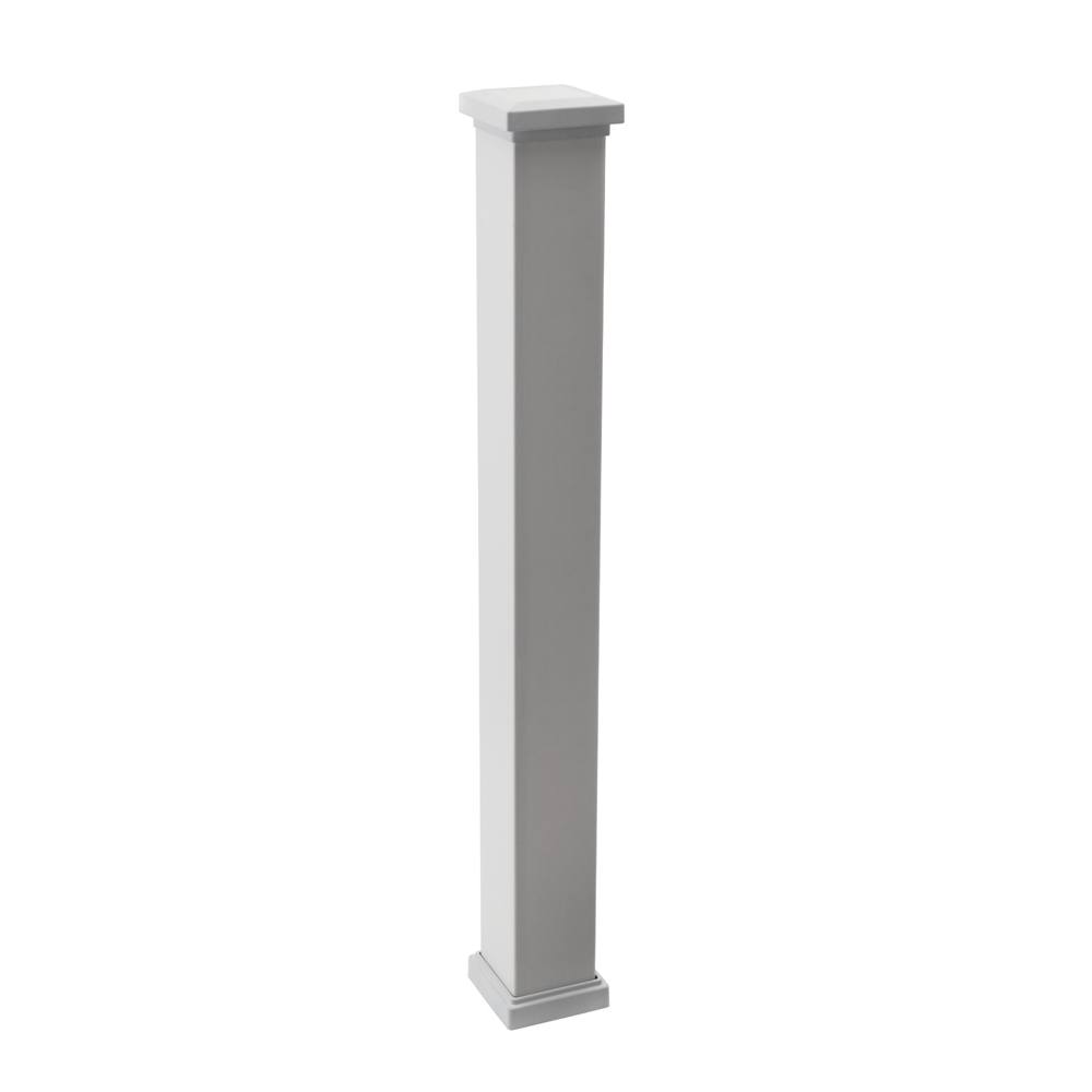 Trex Select® All-In-One Post Sleeve in 4" x 4" x 40" in Classic White